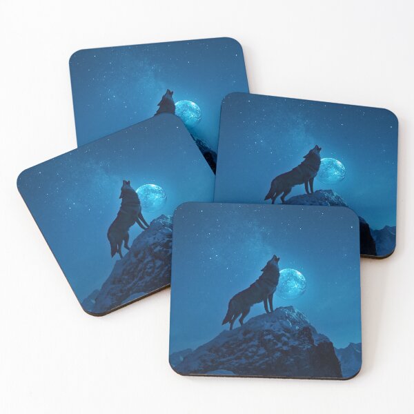 Item preview, Titan Wolf: Moonlit Guardian | Majestic Fantasy Wolf Artwork designed and sold by lavanya11.