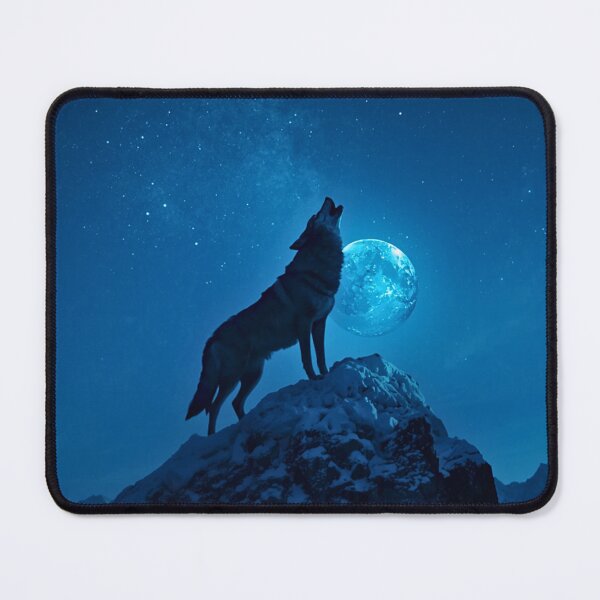Item preview, Titan Wolf: Moonlit Guardian | Majestic Fantasy Wolf Artwork designed and sold by lavanya11.