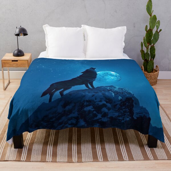 Item preview, Titan Wolf: Moonlit Guardian | Majestic Fantasy Wolf Artwork designed and sold by lavanya11.