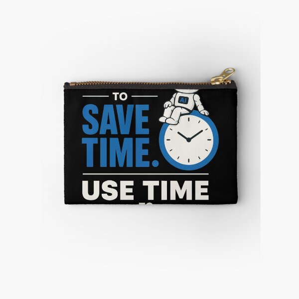 Item preview, Use AI to Save Time, Use Time to Build Yourself Inspirational Motivation for Productivity, Personal Growth, Artificial Intelligence, and Success Mindset designed and sold by Huddy-clothes.