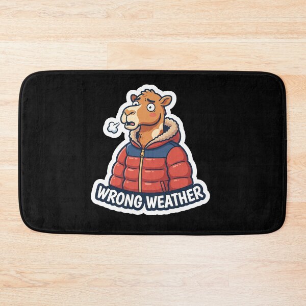 Item preview, Funny Camel Wearing Puffer Jacket designed and sold by Owcomm.