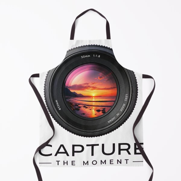 Item preview, CAPTURE THE MOMENT Camera Lens | Sunset Photography Design designed and sold by Ahmed Nedji.