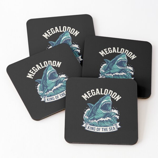 Item preview, Megalodon King Of The Sea Prehistoric Shark Ocean Predator designed and sold by SofenArt.