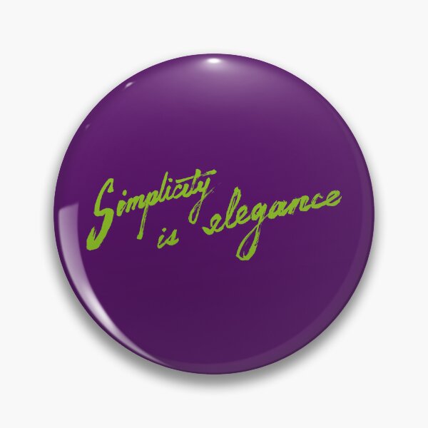 Item preview, Simplicity is elegance (V.1-1) designed and sold by Kakaf Ink.