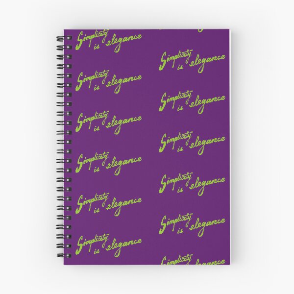 Item preview, Simplicity is elegance (V.1-1) designed and sold by Kakaf Ink.