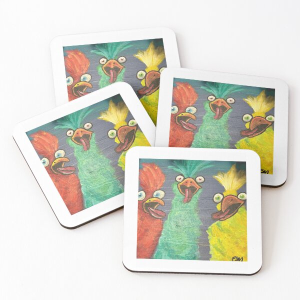 Item preview, Crazy Colorful Silly Chickens designed and sold by aidefashions.