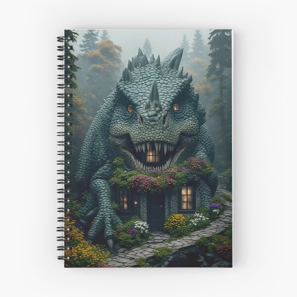 Item preview, Fairytale Dinosaur Forest House designed and sold by Vhelir-Art.