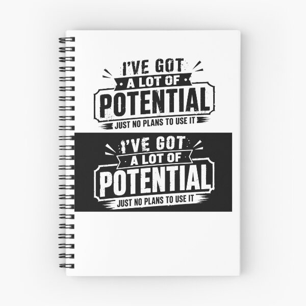 Item preview, I've Got A Lot Of Potential Just No Plans To Use It Funny Sarcastic Procrastinator designed and sold by RetroMini2026.