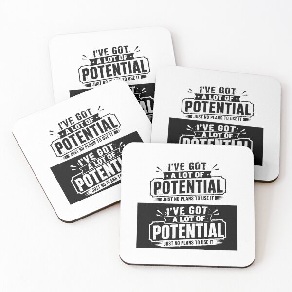 Item preview, I've Got A Lot Of Potential Just No Plans To Use It Funny Sarcastic Procrastinator designed and sold by RetroMini2026.