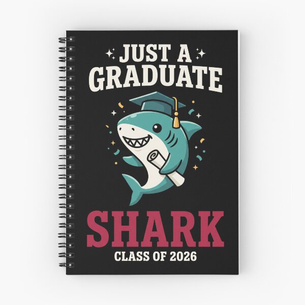 Item preview, Just A Graduate Shark Class Of 2026 Graduation Student Senior College High School designed and sold by SofenArt.
