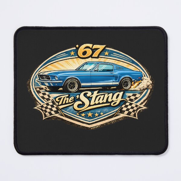 Item preview, 1967 The Stang Vintage Muscle Car Racing designed and sold by Chrome and Coils.