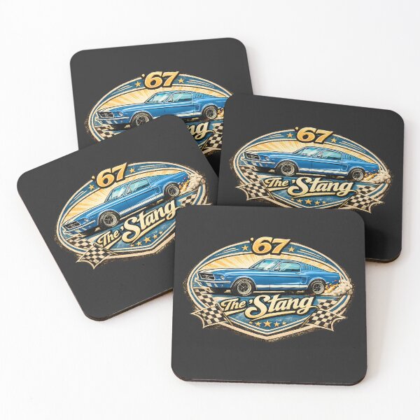 Item preview, 1967 The Stang Vintage Muscle Car Racing designed and sold by Chrome and Coils.
