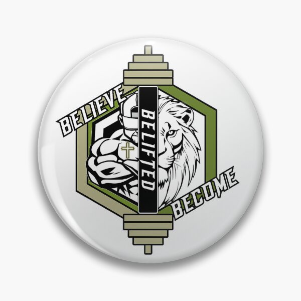 Item preview, Believe Belifted Become - Christian Gym - Lion of Judah designed and sold by Bezuiden.