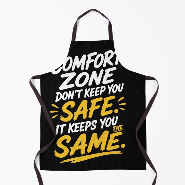 Item preview, Comfort Zone Doesn’t Keep You Safe It Keeps You the Same Motivational Quote with Bold Modern Brush Lettering for Personal Growth, Courage, and Success Mindset designed and sold by Huddy-clothes.