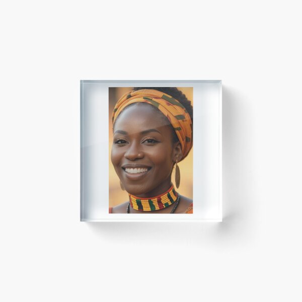Item preview, Fashion - Black Woman in Afro-Bohemian Style, Contemporary Ethnic Vibrancy designed and sold by Beat-It.