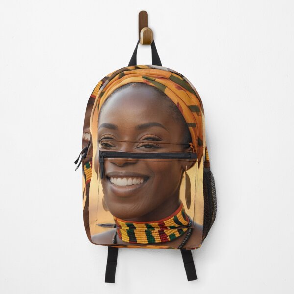 Item preview, Fashion - Black Woman in Afro-Bohemian Style, Contemporary Ethnic Vibrancy designed and sold by Beat-It.