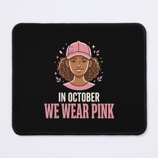 Item preview, In October We Wear Pink Breast Cancer Awareness Warrior Survivor designed and sold by SofenArt.