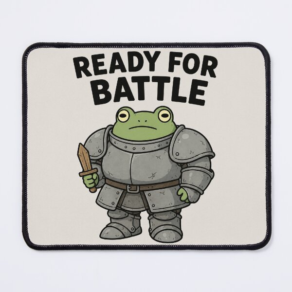 Item preview, Ready For Battle Frog Knight designed and sold by MonkiFlipp.