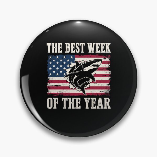 Item preview, The Best Week Of The Year Shark Week American Flag Patriot designed and sold by SofenArt.