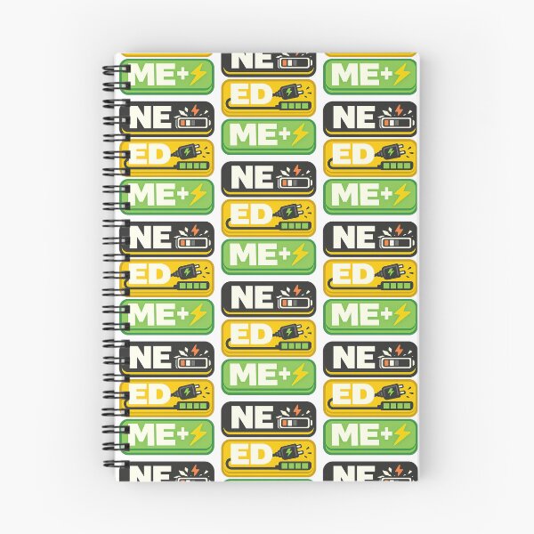 Item preview, NEED ME Typography Design | Battery Recharge Tech Humor Design designed and sold by TeeTimeTreasure.
