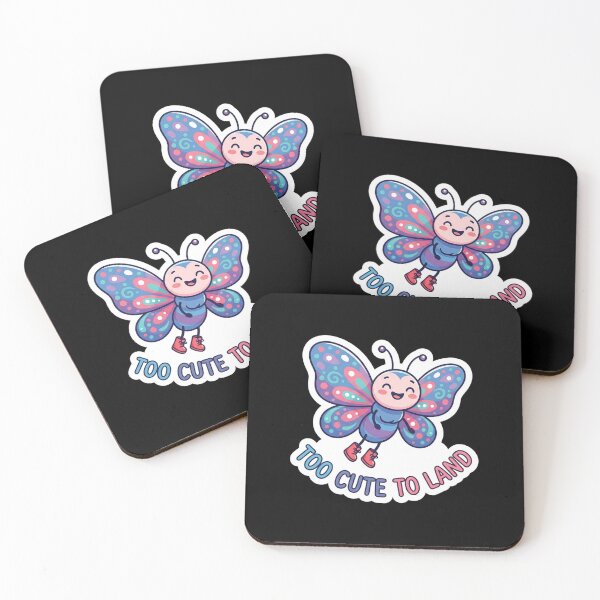 Item preview, Too Cute To Land Butterfly Illustration designed and sold by Owcomm.