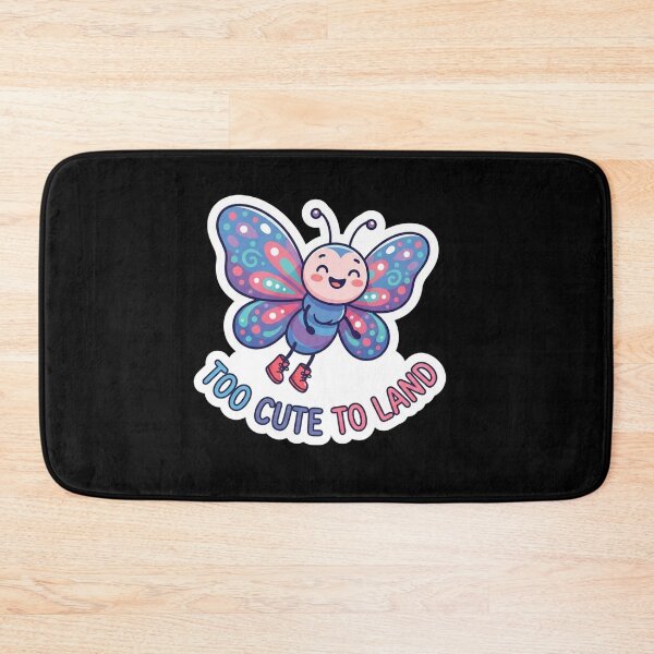 Item preview, Too Cute To Land Butterfly Illustration designed and sold by Owcomm.