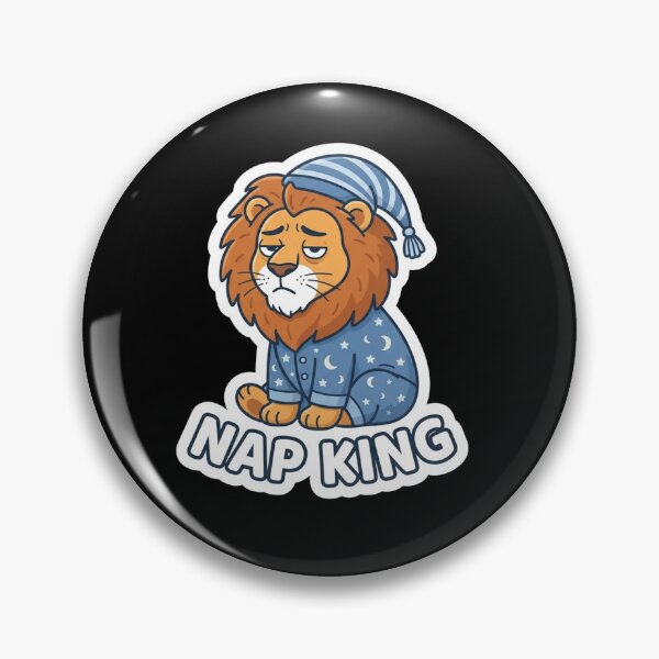 Item preview, Sleepy Lion Nap King Cute Character designed and sold by Owcomm.