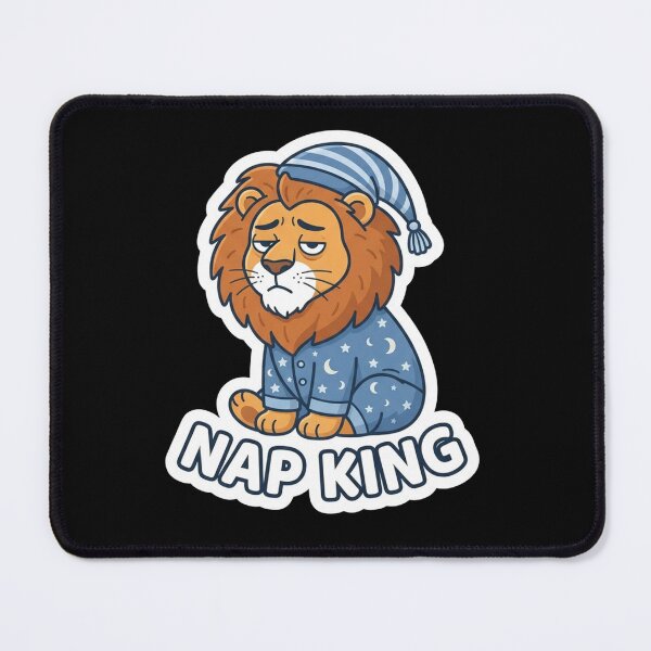 Item preview, Sleepy Lion Nap King Cute Character designed and sold by Owcomm.