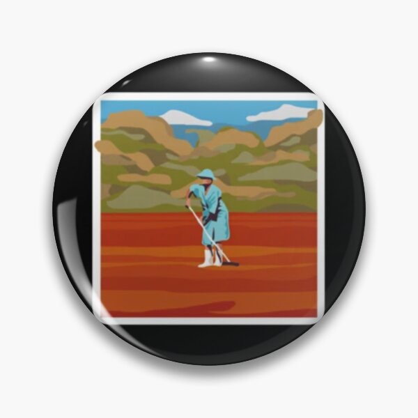 Item preview, Red Desert Field Worker designed and sold by FogliaDreamArt.