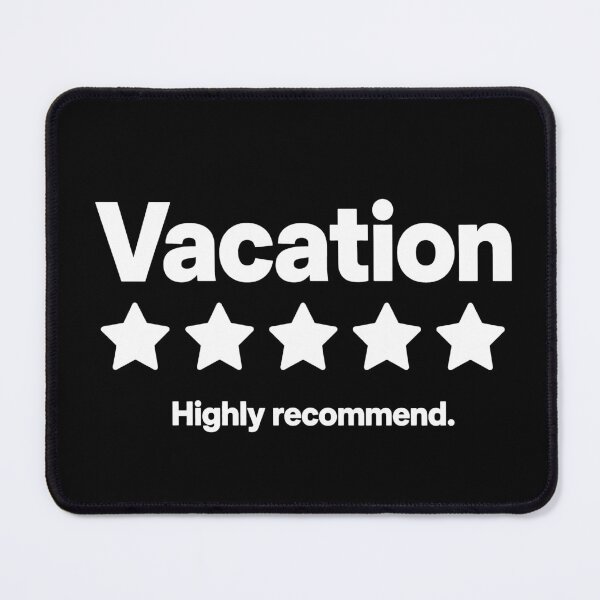 Item preview, Vacation 5 Star Review Highly Recommend Funny Travel Quote designed and sold by Toonify4U.