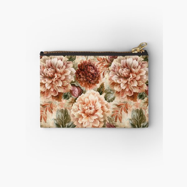 Item preview, Minimalistic Dahlias Texture  - Flower Bouquet Pattern  - Anniversary Gift Ideas designed and sold by RoyalStarsPatts.