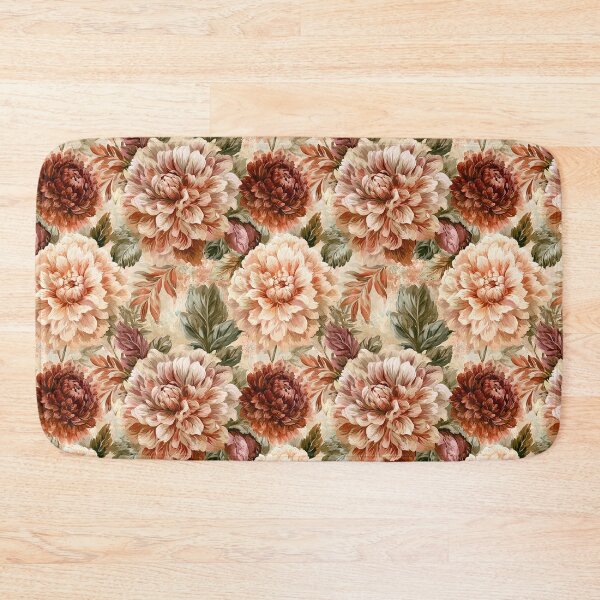 Item preview, Minimalistic Dahlias Texture  - Flower Bouquet Pattern  - Anniversary Gift Ideas designed and sold by RoyalStarsPatts.
