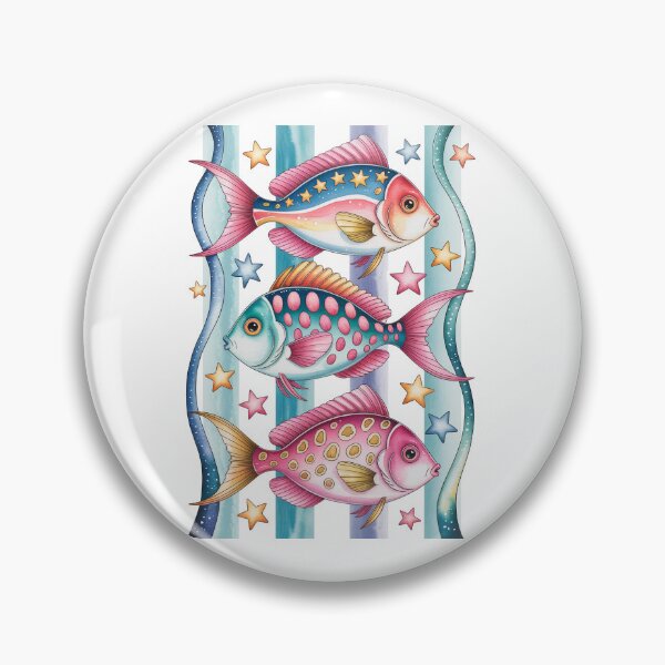 Item preview, Colorful Fish with Stars designed and sold by jkrphoto.