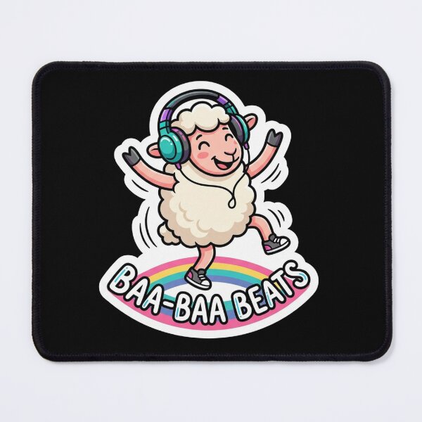 Item preview, Cute Dancing Sheep Listening To Music designed and sold by Owcomm.