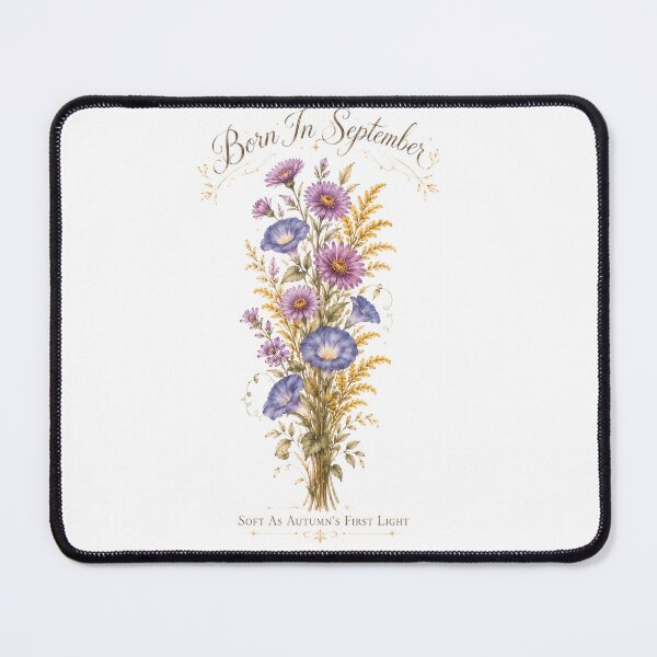 Item preview, Born In September Birthday Gift for Her — Aster Floral designed and sold by DreamelleStudio.
