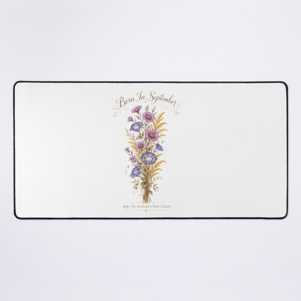 Item preview, Born In September Birthday Gift for Her — Aster Floral designed and sold by DreamelleStudio.