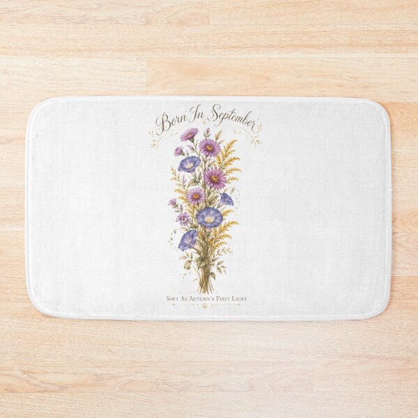 Item preview, Born In September Birthday Gift for Her — Aster Floral designed and sold by DreamelleStudio.