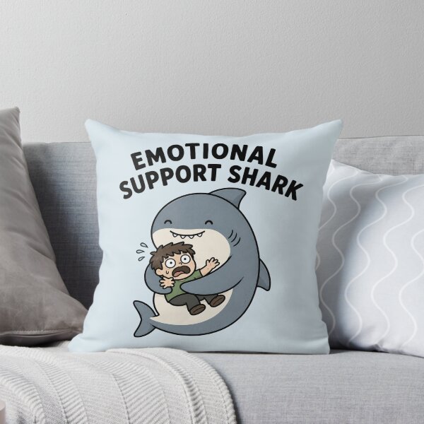 Item preview, Emotional Support Shark Hug designed and sold by MonkiFlipp.