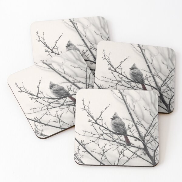 Item preview, A Cardinal among bare winter branches, Birds in Motion designed and sold by CDC40.