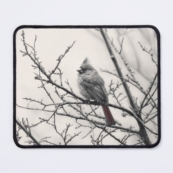 Item preview, A Cardinal among bare winter branches, Birds in Motion designed and sold by CDC40.
