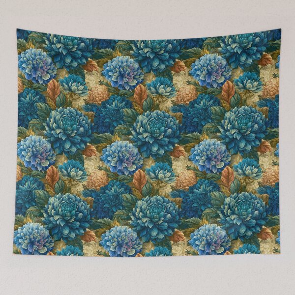 Item preview, Colorful Dahlias Texture  - Birth Flower Pattern  - Anniversary Gifts designed and sold by RoyalStarsPatts.