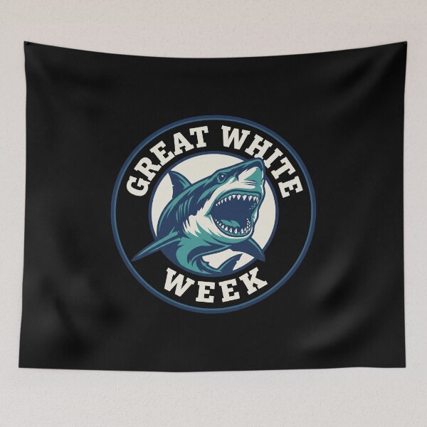 Item preview, Great White Week Great White Shark Week Marine Animal Lover designed and sold by SofenArt.