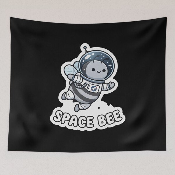 Item preview, Cute Astronaut Bee Exploring Outer Space designed and sold by Owcomm.
