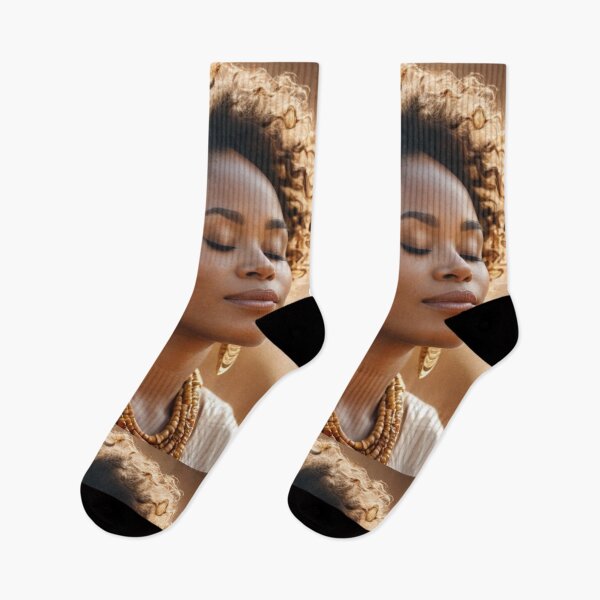 Item preview, Fashion - Black Woman in Afro-Bohemian Style, Harmony and Serenity designed and sold by Beat-It.