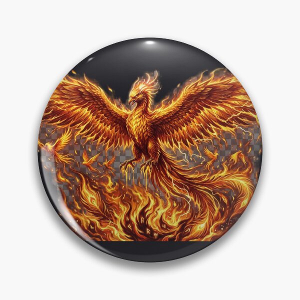 Item preview, Fiery Phoenix Rising from the Flames designed and sold by GrzywaM.