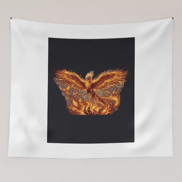Item preview, Fiery Phoenix Rising from the Flames designed and sold by GrzywaM.