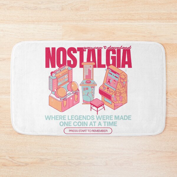 Item preview, You Can't Download Nostalgia – Retro Arcade Gaming Machines designed and sold by KomixsDesign.