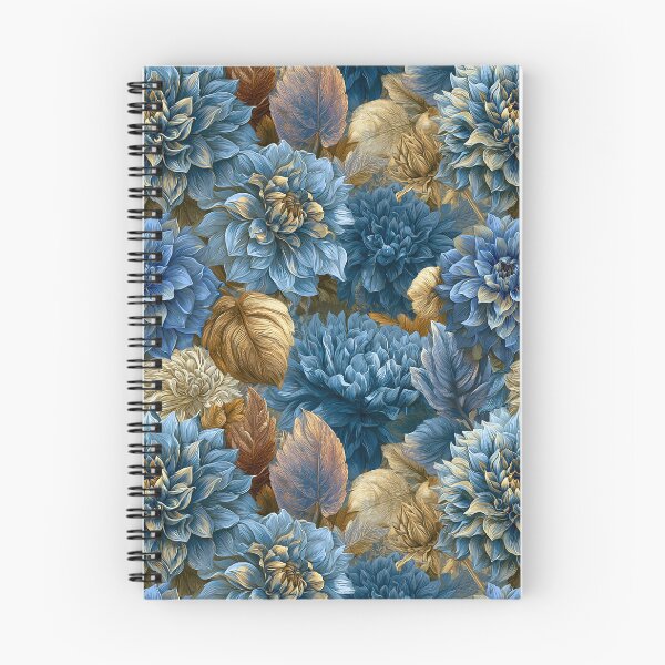 Item preview, Charming Dahlias Print  - Flower Bouquet Pattern  - Anniversary Gifts For Dad designed and sold by RoyalStarsPatts.