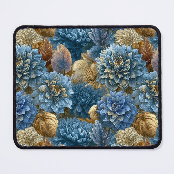 Item preview, Charming Dahlias Print  - Flower Bouquet Pattern  - Anniversary Gifts For Dad designed and sold by RoyalStarsPatts.