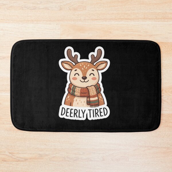 Item preview, Cute Deer Resting In Cozy Scarf designed and sold by Owcomm.